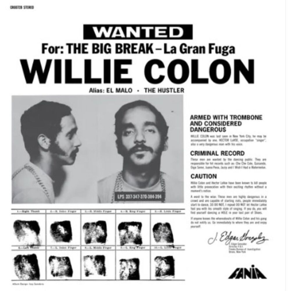 Willie Colon - La Gran Fuga  LP LP